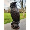 Owl Power Animal Statue - Hand-carved in natural resin.
