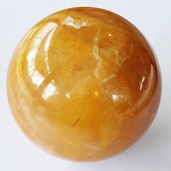 Golden Quartz Sphere - inari.co.nz