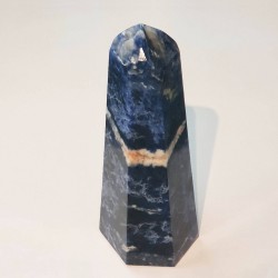 Sodalite Obelisk - 15.2 cm - inari.co.nz - The Crystal Rainbow