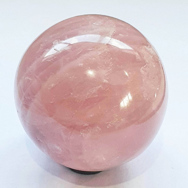 65 mm rose quartz sphere